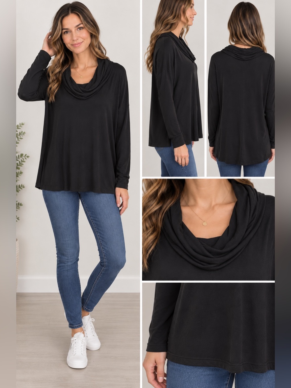 Gap Cowlneck 𝅺women’s top  Large